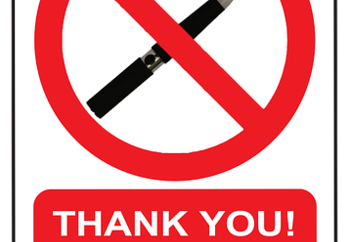 No Vaping Sign