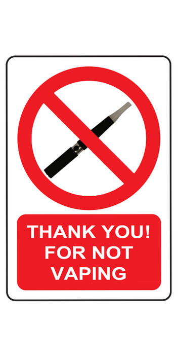 No Vaping Sign