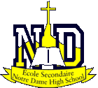 École Secondaire Notre Dame High School Home Page